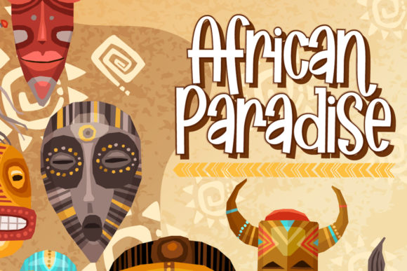 African Paradise: A Display Font That Makes Your Headlines Pop