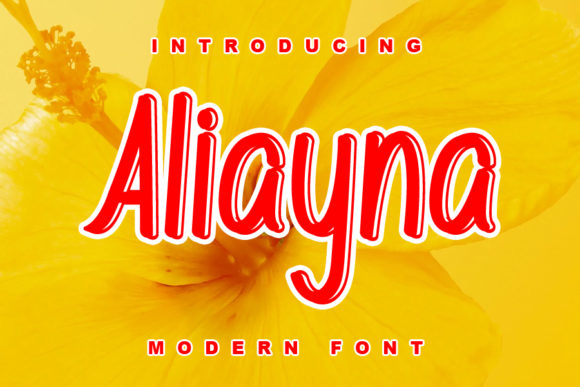 Aliyana: A Display Font That Earns Its Space