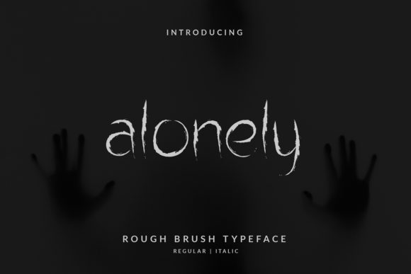 Alonely: A Bouncy Display Font That Feels Like a Creative Spark