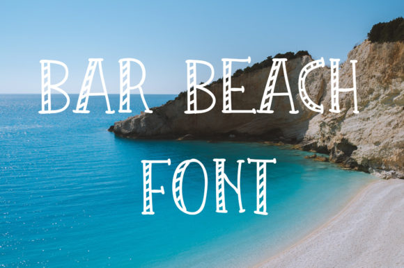 Bar Beach: A Display Font That Breathes Easy
