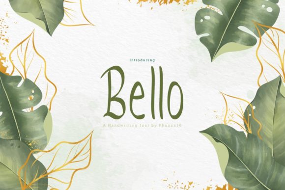 Bello: A Sweet, Friendly Display Font for Digital Brands
