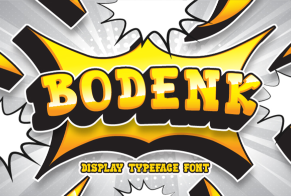 Bodenk: A Bold Display Font That Cuts Through the Feed