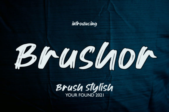 Brushor: A Brushed Display Font for Distinctive Web Design
