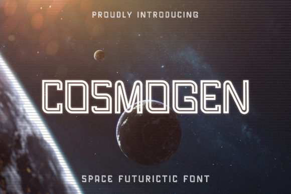 Cosmogen: A Futuristic Display Font That Elevates Handmade Design