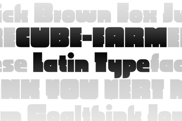 Cube Farm: A Bold Display Font for Scroll-Stopping Marketing