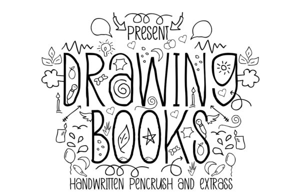 Drawing Books: A Charming Display Font for Warm, Handcrafted Branding