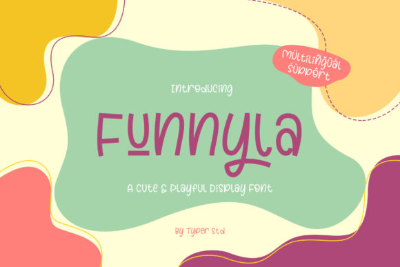 Funnyla: A Playful Display Font for Handmade Brands