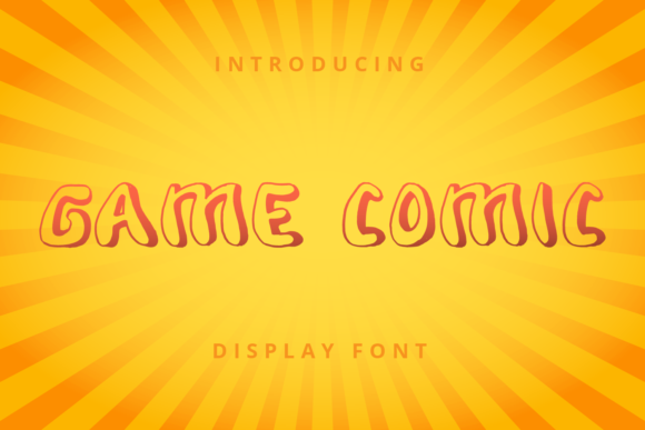 Game Comic: A Bold, Playful Display Font That Earns Its Place