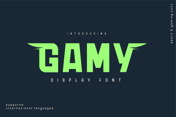 Gamy: A Bold Display Font for Scroll-Stopping Marketing