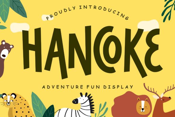 Hancoke: A Playful Display Font for Authentic Digital Brands