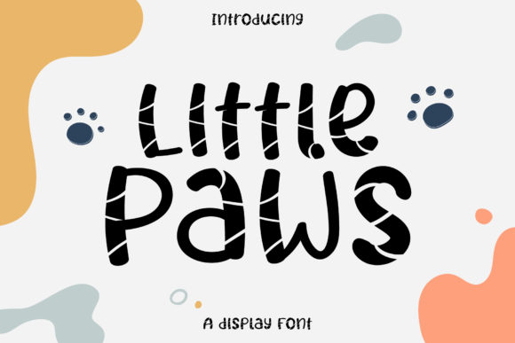 Little Paws: A Whimsical Display Font for Handmade Charm
