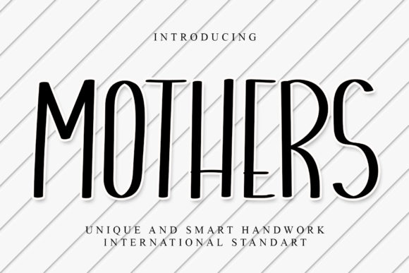 Mothers: A Clean Display Font That Elevates Real Branding Work