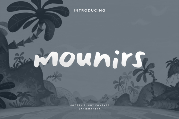 Mounirs: A Display Font That Makes Your Brand Feel Instantly Polished
