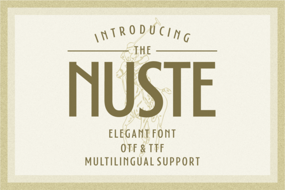 Nuste: A Bold, Clean Display Font for Digital Branding