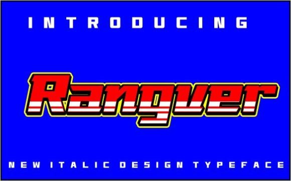 Rangver: A Techno Display Font That Ignites Digital Headlines