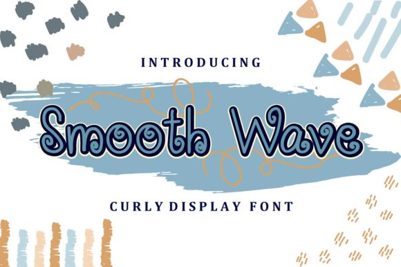Smooth Wave: A Curly Display Font That Brings Charm to Brand Identity