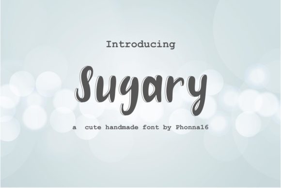 Sugary: A Display Font That Elevates Digital Branding