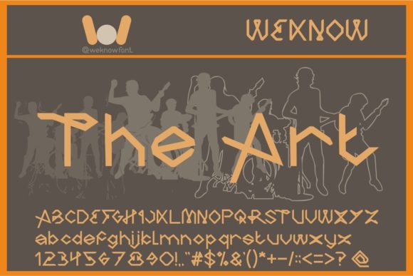 The Art: A Display Font That Demands Intention