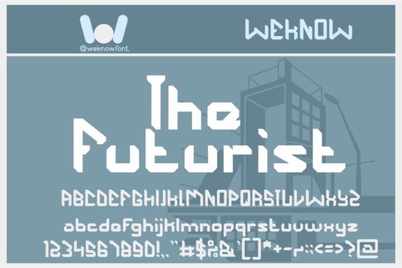 The Futurist: A Display Font That Commands Attention