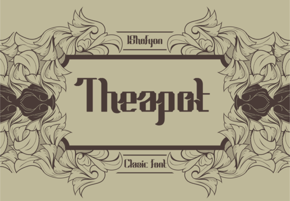 Theapot: A Display Font That Brings Nostalgic Confidence to Branding
