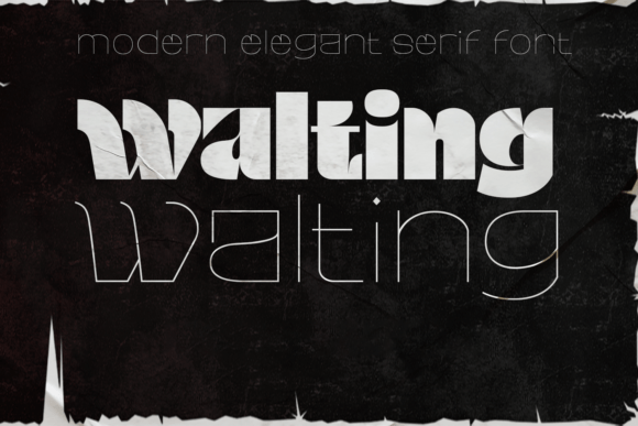 Walting: A Joyful Display Font for Modern Web Design